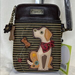 CHALA 🐶 Dog Crossbody Bag | Vegan Leather | Adjustable Strap | NWT